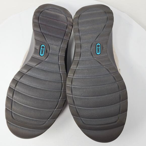 Bzees Georgia Mule Penny Loafer Women 10M Pink & Ivory Faux Fur Slip-on 9909198 - Picture 10 of 12